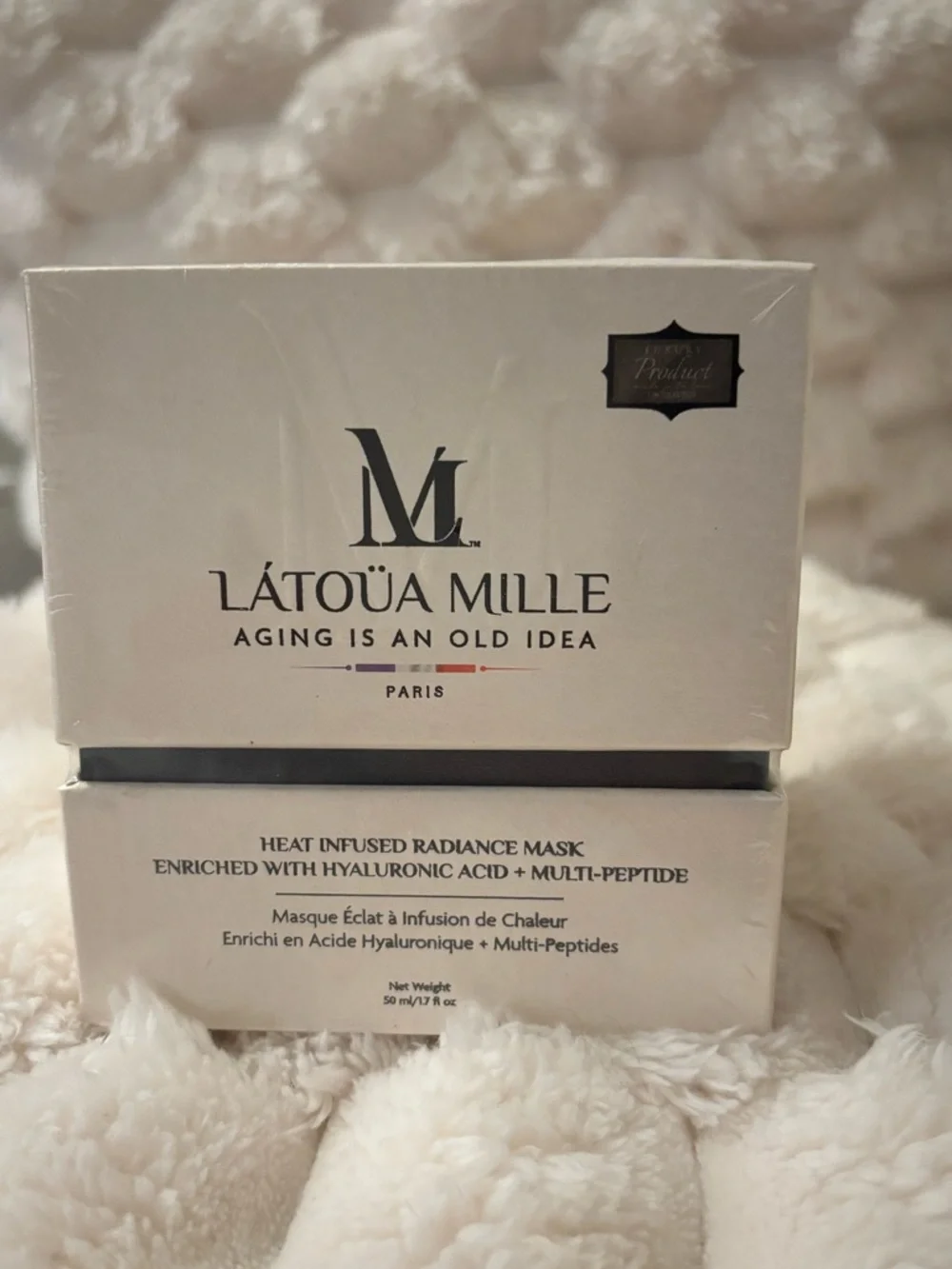 L'ATOUA MILLE Moroccan Argan Oil Manicure Set & Heat Infused Radiance Mask - Picture 3 of 4